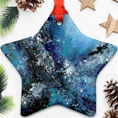 Original Abstract Art Ornament (star)