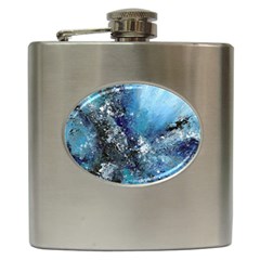 Original Abstract Art Hip Flask (6 Oz) by scharamo