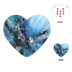 Original Abstract Art Playing Cards Single Design (heart)