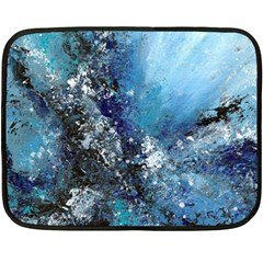 Original Abstract Art Double Sided Fleece Blanket (mini) 