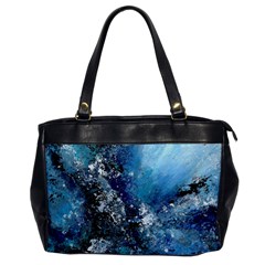 Original Abstract Art Oversize Office Handbag