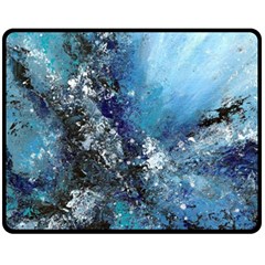 Original Abstract Art Fleece Blanket (medium)  by scharamo