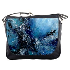 Original Abstract Art Messenger Bag