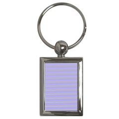 Striped Key Chain (rectangle) by scharamo