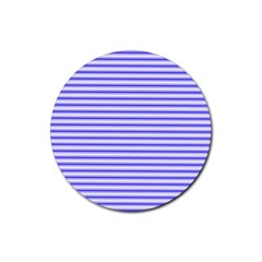 Striped Rubber Coaster (round) 