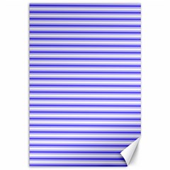 Striped Canvas 12  X 18  by scharamo