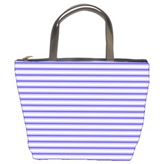 Striped Bucket Bag