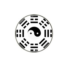 Bagua Yin Yang Yang Yin Chinese Hat Clip Ball Marker (10 Pack) by Pakrebo