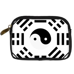 Bagua Yin Yang Yang Yin Chinese Digital Camera Leather Case by Pakrebo