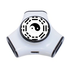 Bagua Yin Yang Yang Yin Chinese 3-port Usb Hub by Pakrebo