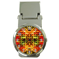 Mosaic Structure Grain Mode Money Clip Watches by Pakrebo