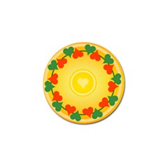 Mandala Floral Round Circles Golf Ball Marker (10 Pack) by Pakrebo