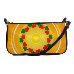 Mandala Floral Round Circles Shoulder Clutch Bag by Pakrebo