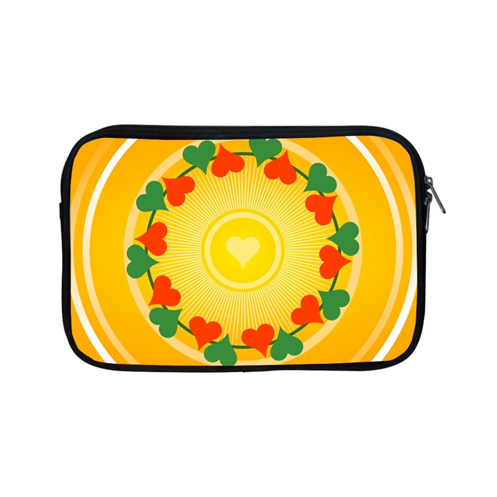 Mandala Floral Round Circles Apple iPad Mini Zipper Cases