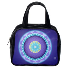 Mandala Circles Meditation Classic Handbag (one Side) by Pakrebo