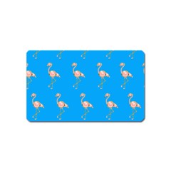 Flamenco Birds Exotic Nice Pink Magnet (name Card) by Pakrebo