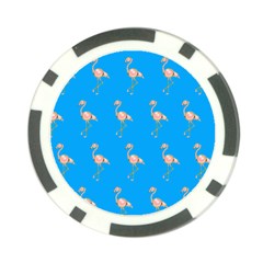 Flamenco Birds Exotic Nice Pink Poker Chip Card Guard by Pakrebo