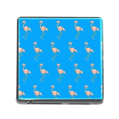 Flamenco Birds Exotic Nice Pink Memory Card Reader (square 5 Slot) by Pakrebo