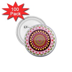 Mandala Zentangle Floral Round 1 75  Buttons (100 Pack)  by Pakrebo