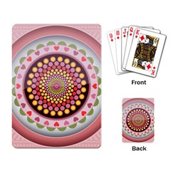 Mandala Zentangle Floral Round Playing Cards Single Design (rectangle) by Pakrebo