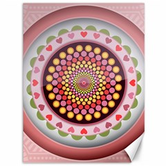 Mandala Zentangle Floral Round Canvas 36  X 48  by Pakrebo