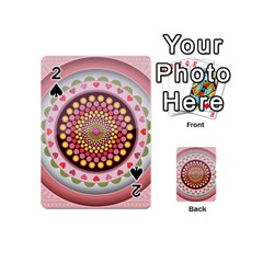 Mandala Zentangle Floral Round Playing Cards 54 Designs (mini) by Pakrebo