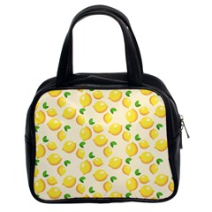 Fruits Template Lemons Yellow Classic Handbag (two Sides) by Pakrebo