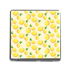 Fruits Template Lemons Yellow Memory Card Reader (square 5 Slot)