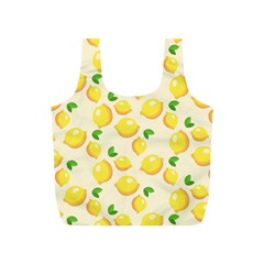 Fruits Template Lemons Yellow Full Print Recycle Bag (s) by Pakrebo