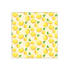 Fruits Template Lemons Yellow Satin Bandana Scarf