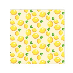 Fruits Template Lemons Yellow Small Satin Scarf (square) by Pakrebo