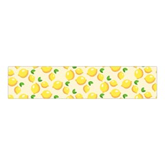 Fruits Template Lemons Yellow Velvet Scrunchie by Pakrebo