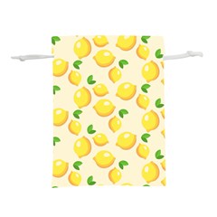 Fruits Template Lemons Yellow Lightweight Drawstring Pouch (m)