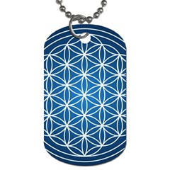 Mandala Flower Of Life Dog Tag (two Sides) by Pakrebo