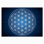 Mandala Flower Of Life Large Glasses Cloth Front