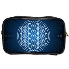 Mandala Flower Of Life Toiletries Bag (one Side) by Pakrebo