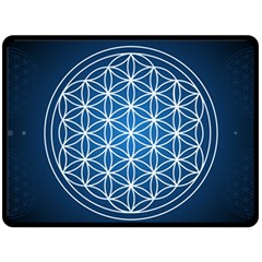 Mandala Flower Of Life Fleece Blanket (large)  by Pakrebo