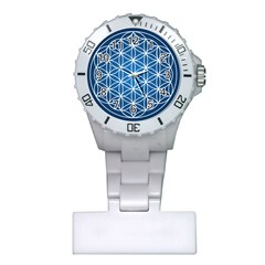 Mandala Flower Of Life Plastic Nurses Watch by Pakrebo