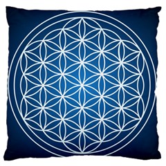 Mandala Flower Of Life Large Flano Cushion Case (two Sides) by Pakrebo