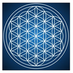 Mandala Flower Of Life Large Satin Scarf (square) by Pakrebo