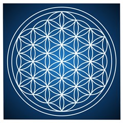 Mandala Flower Of Life Wooden Puzzle Square