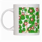 Flowering Vine Vine Ivy Flowers White Mugs Left