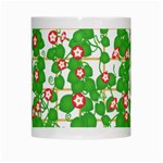 Flowering Vine Vine Ivy Flowers White Mugs Center