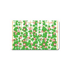 Flowering Vine Vine Ivy Flowers Magnet (name Card) by Pakrebo