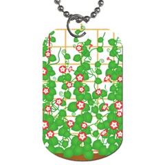 Flowering Vine Vine Ivy Flowers Dog Tag (one Side) by Pakrebo