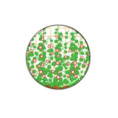 Flowering Vine Vine Ivy Flowers Hat Clip Ball Marker (4 Pack) by Pakrebo