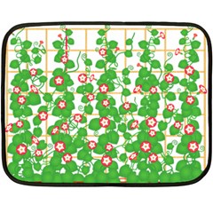 Flowering Vine Vine Ivy Flowers Double Sided Fleece Blanket (mini)  by Pakrebo