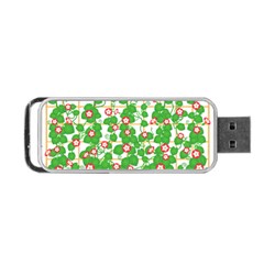 Flowering Vine Vine Ivy Flowers Portable Usb Flash (one Side) by Pakrebo