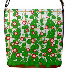 Flowering Vine Vine Ivy Flowers Flap Closure Messenger Bag (s) by Pakrebo