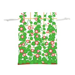 Flowering Vine Vine Ivy Flowers Lightweight Drawstring Pouch (l)